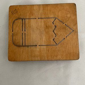 AccuCut Pencil #2 Die #P1281 Vintage, Pencil #2 Die